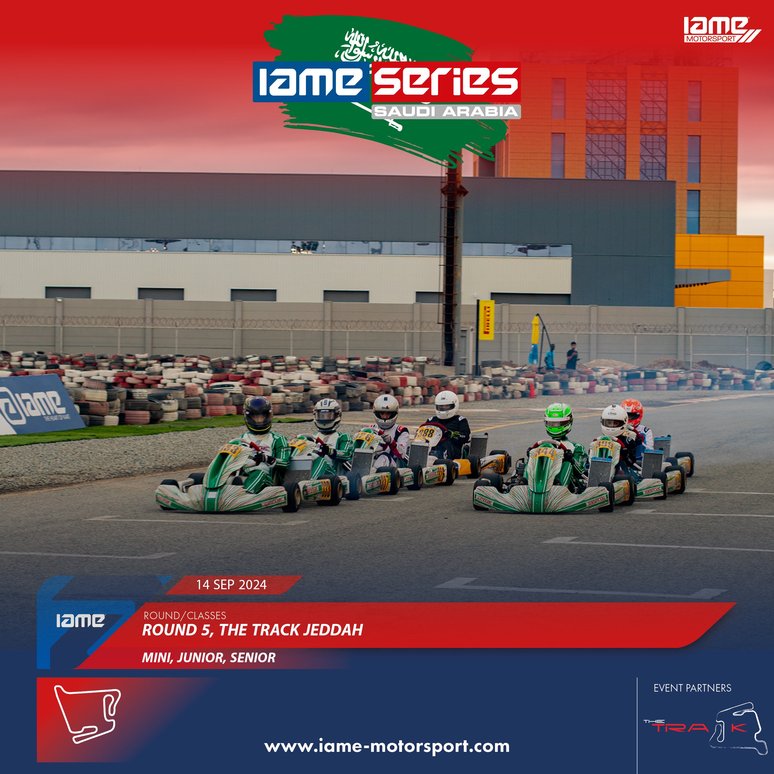 Round 5 of IAME Series KSA Heading to The Track Jeddah: Excitement Guaranteed!